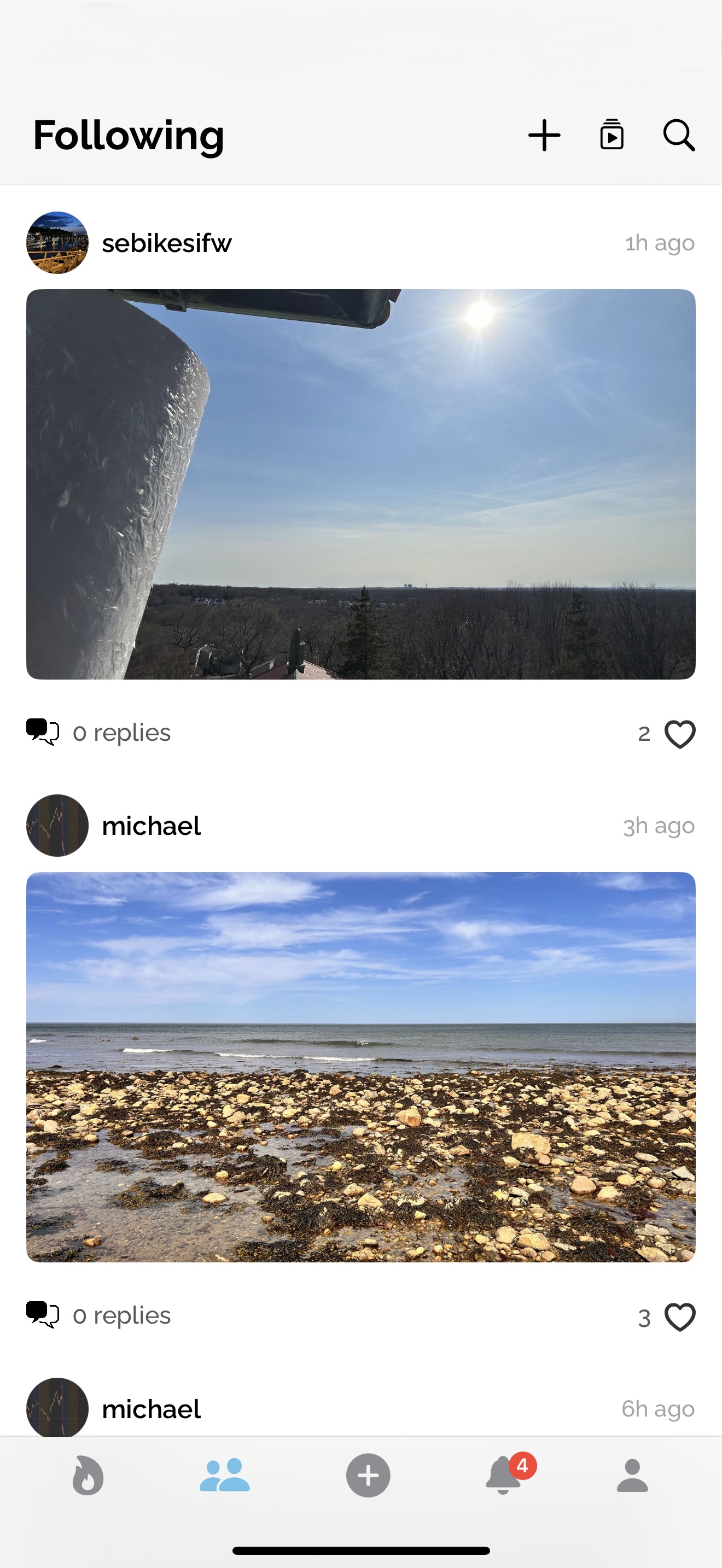 Following Page