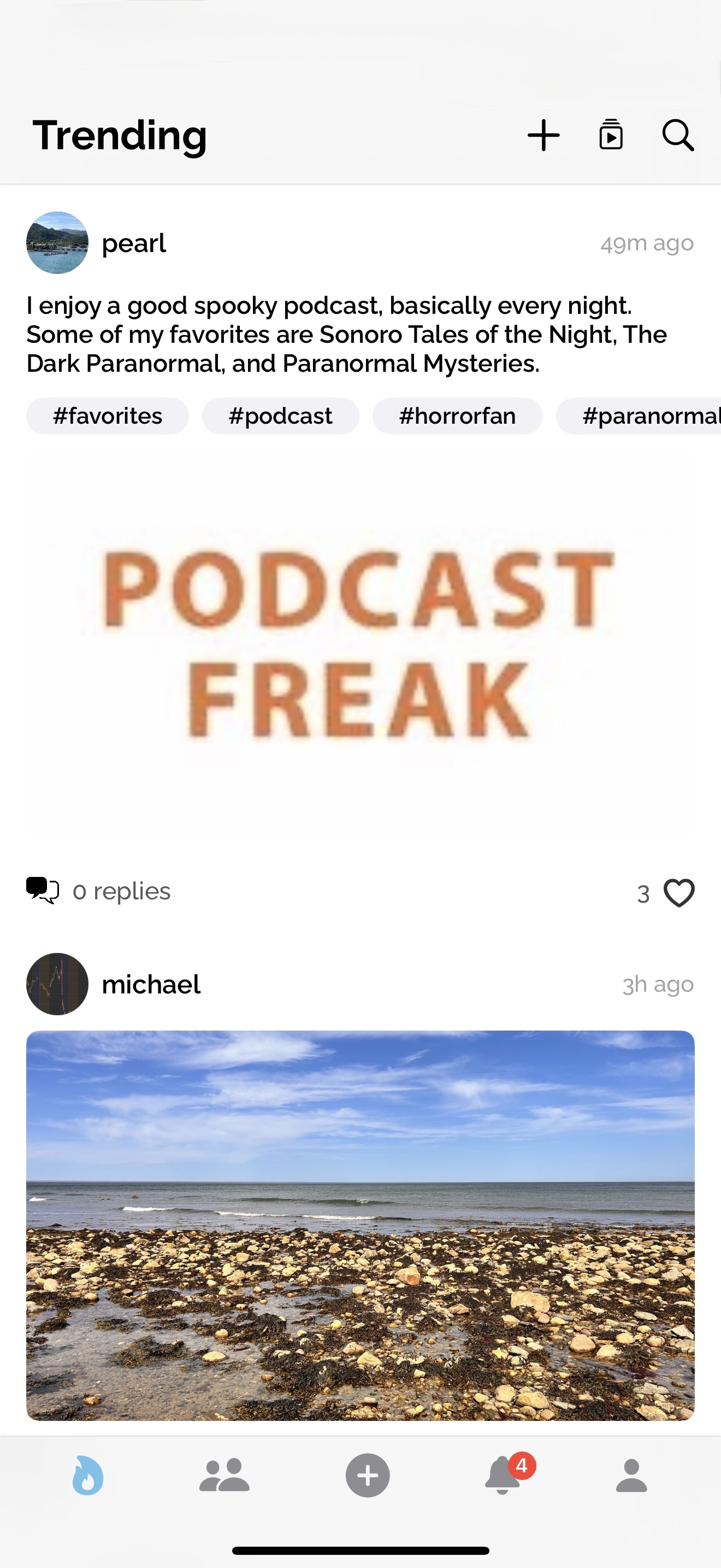 Trending Page